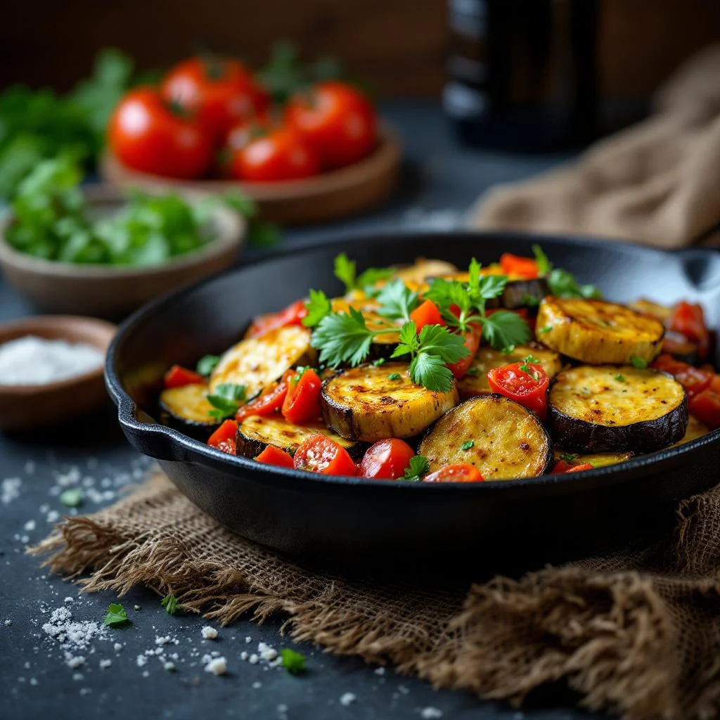 Aubergine Farcie à la Brésilienne