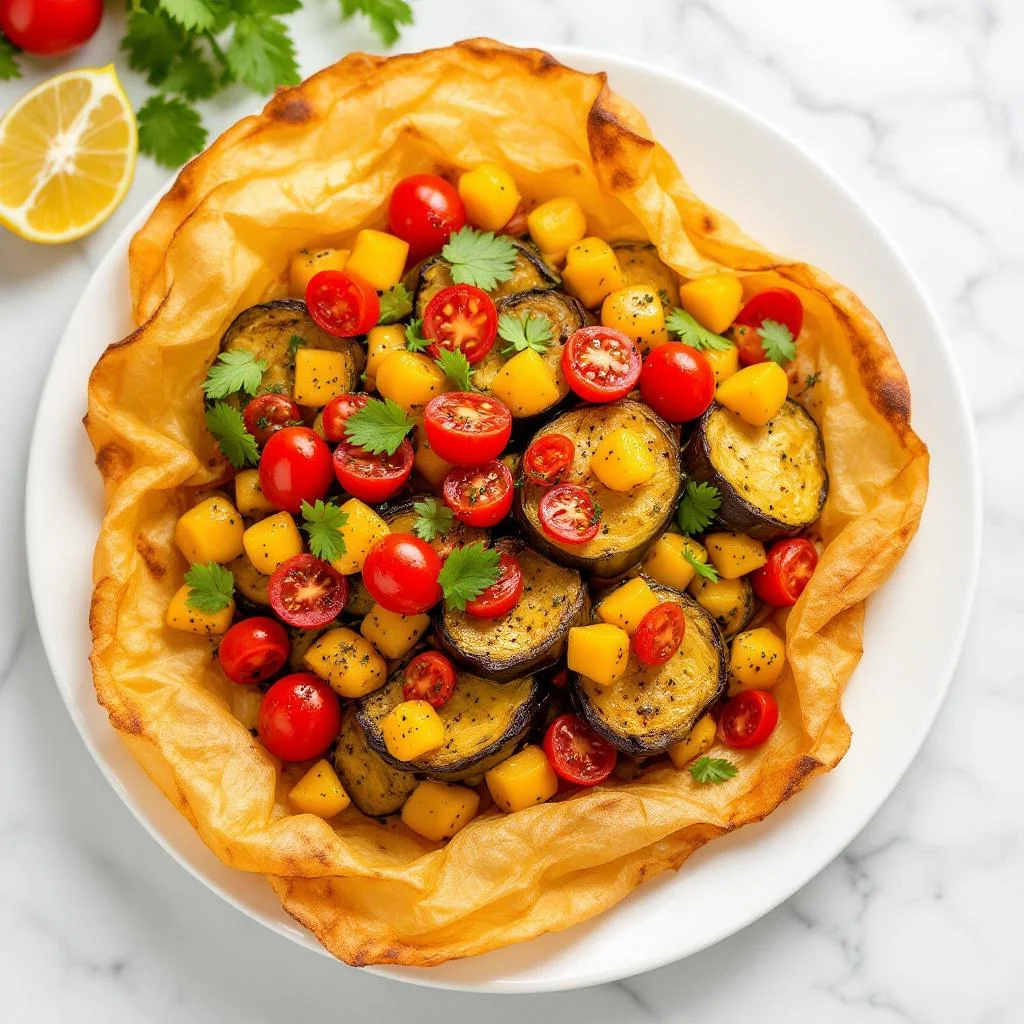 Aubergines Farcies aux Légumes
