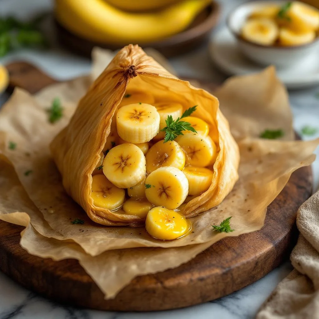 Bananes en Papillote