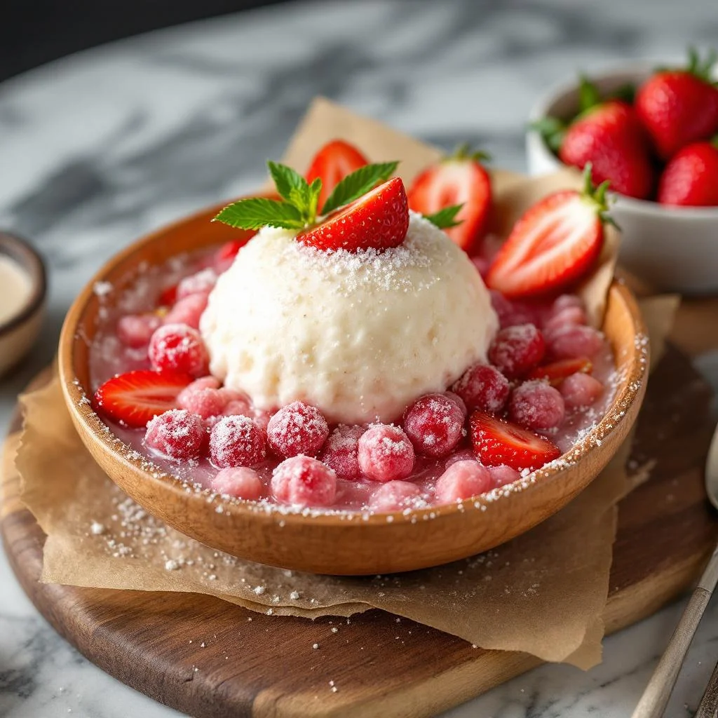 Bingsu aux Fraises