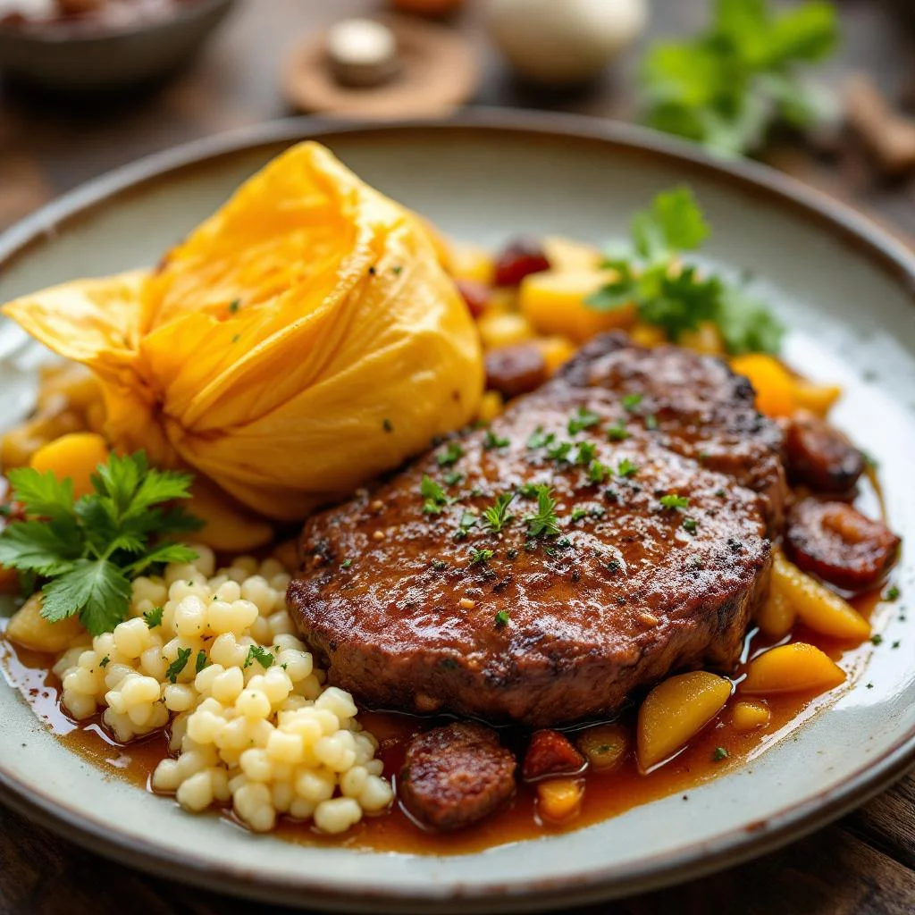 Boeuf en Papillote aux Épices Créoles