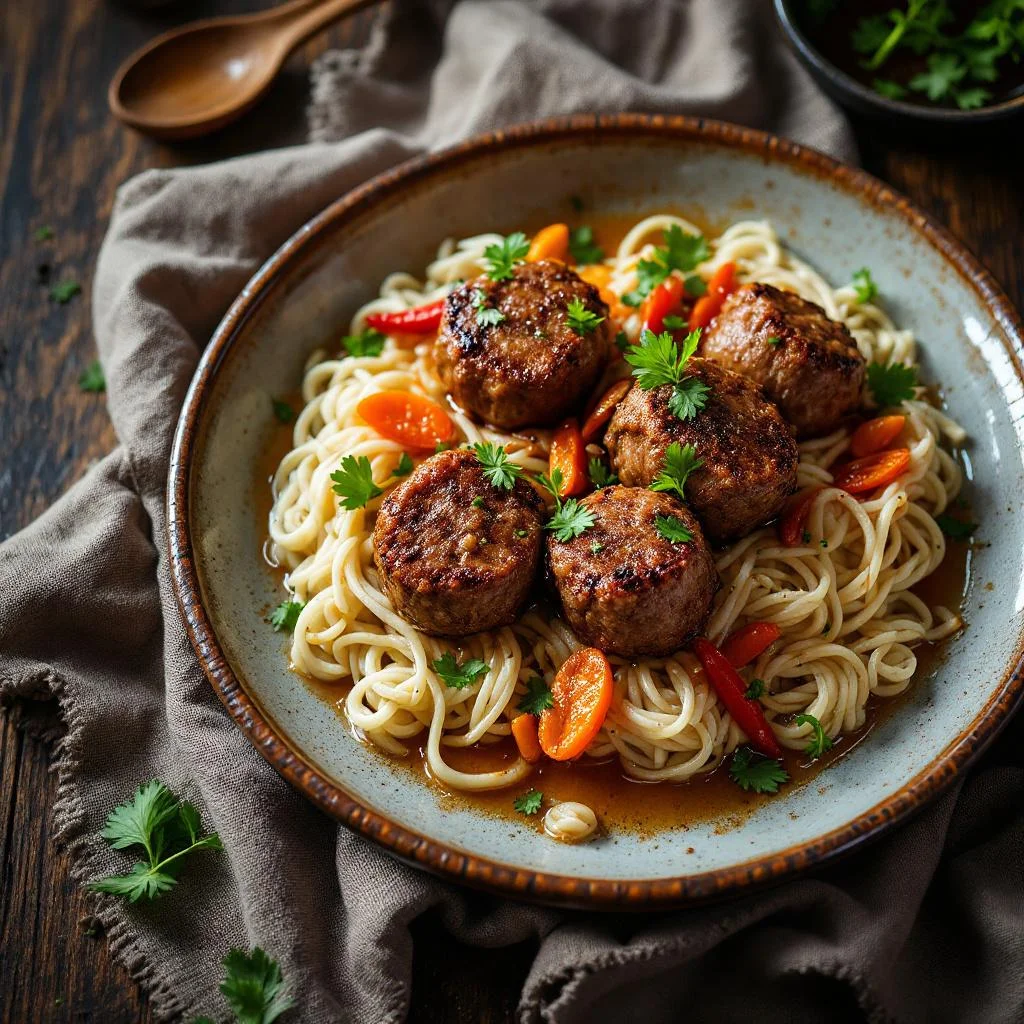 Boeuf Farci aux Épices Thaïes