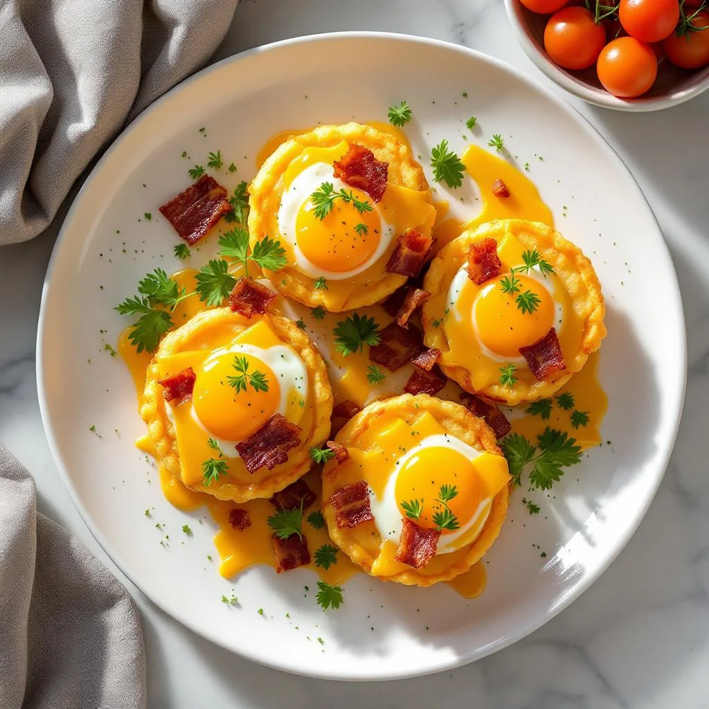 Bouchées de Maïs au Bacon et Cheddar