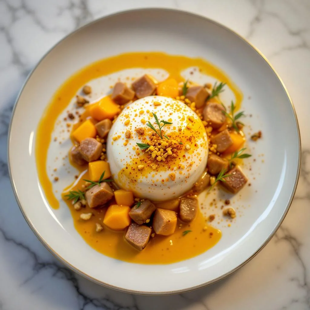 Boudin de Semoule à la Fleur d'Oranger