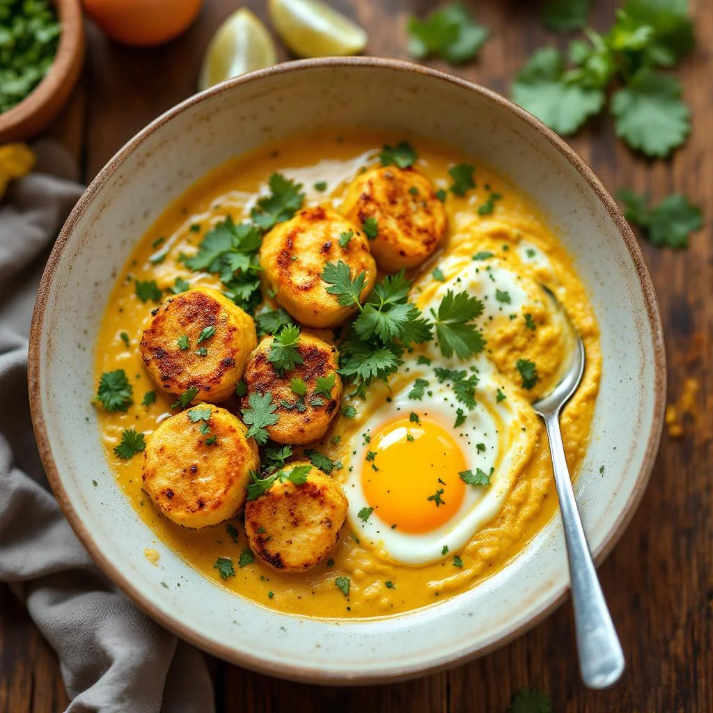 Brochettes d'Oeufs au Curry