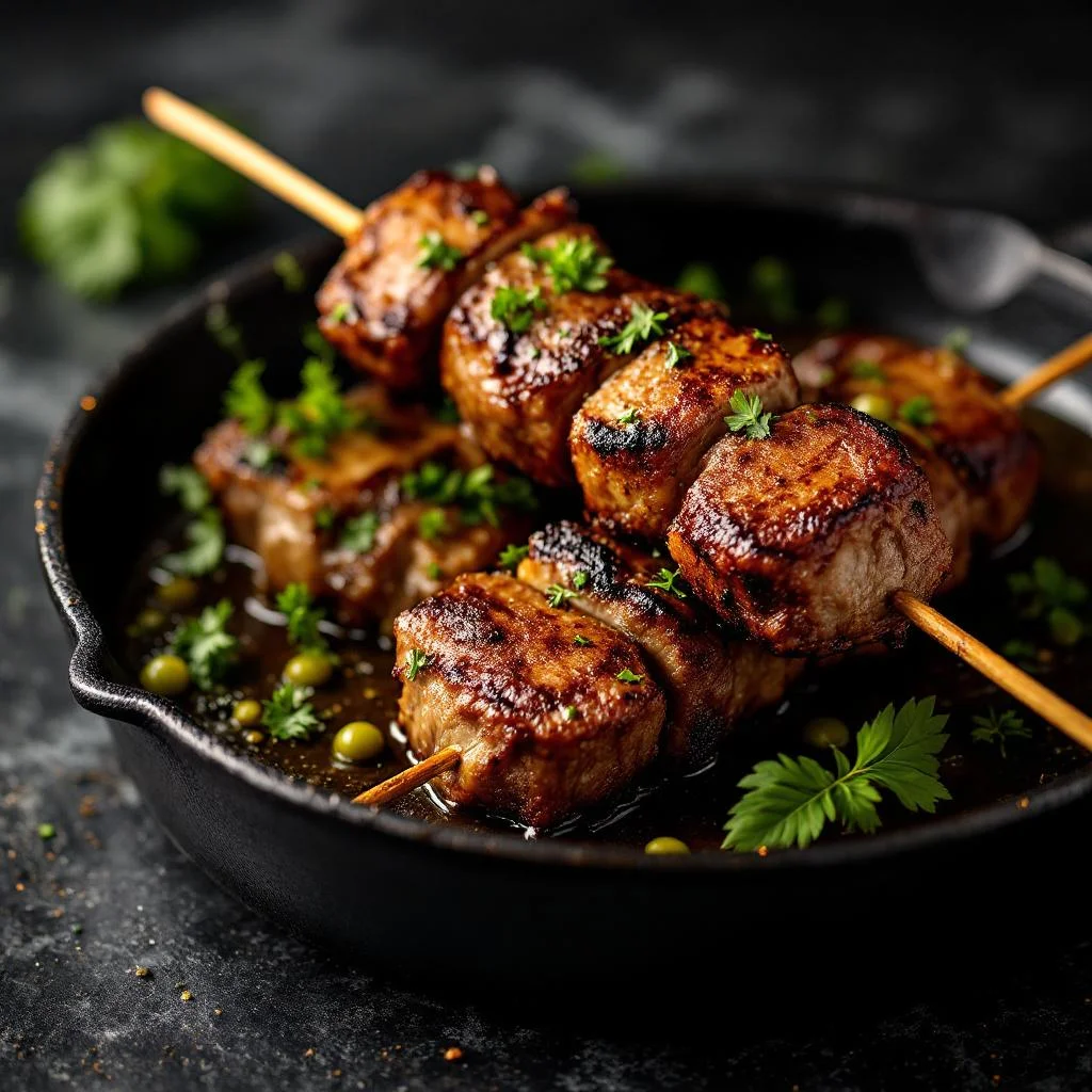 Photo de Brochettes de Bœuf au Fumet