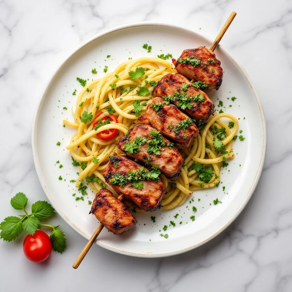 Brochettes de Porc au Chimichurri