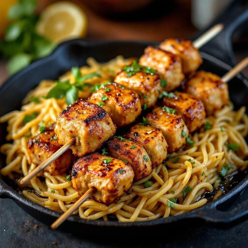 Brochettes de Poulet à la Brésilienne