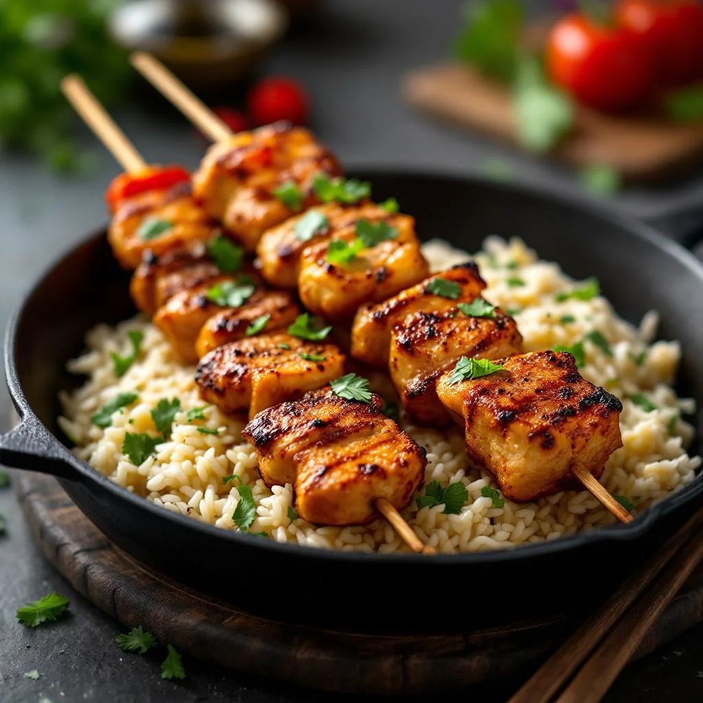 Brochettes de Poulet Satay