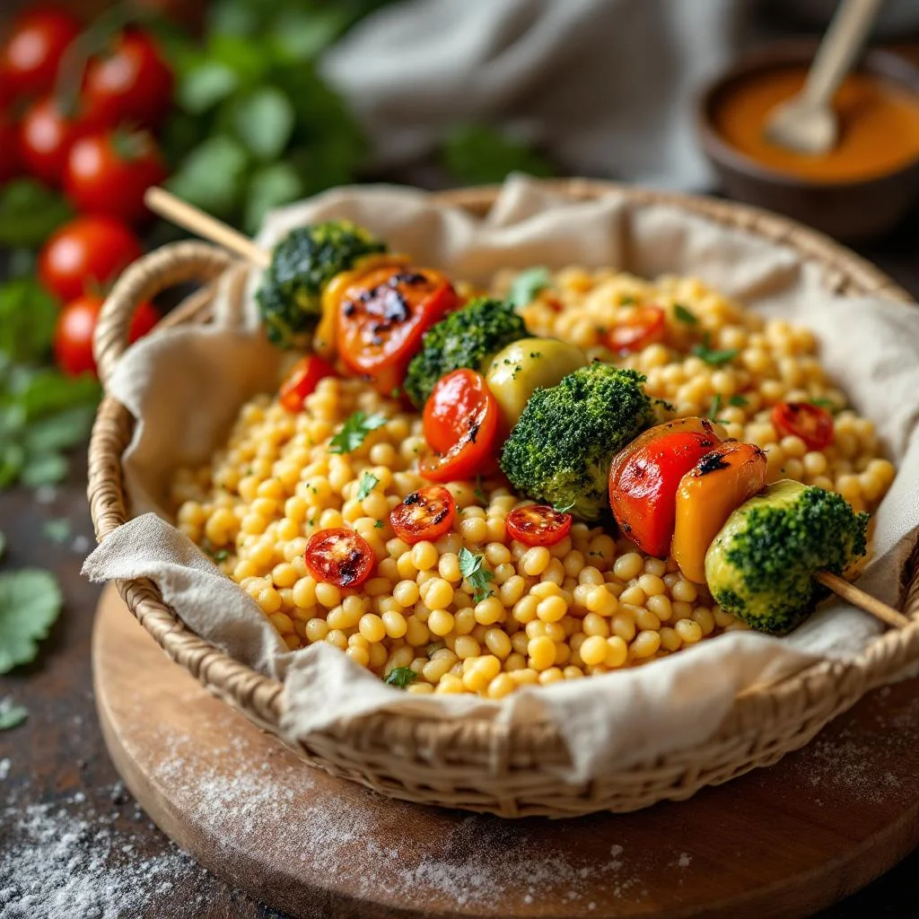 Brochettes de Tô aux Légumes