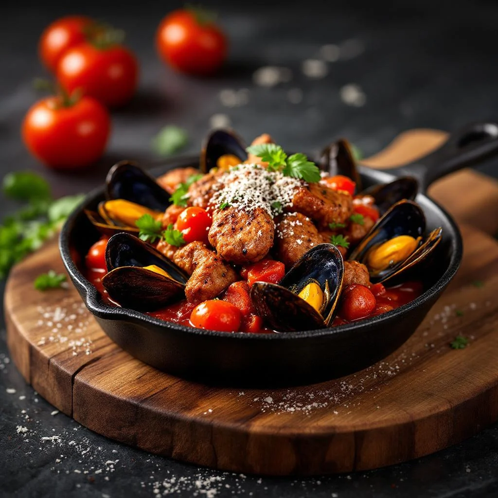 Chorito à la Sauce Tomatée