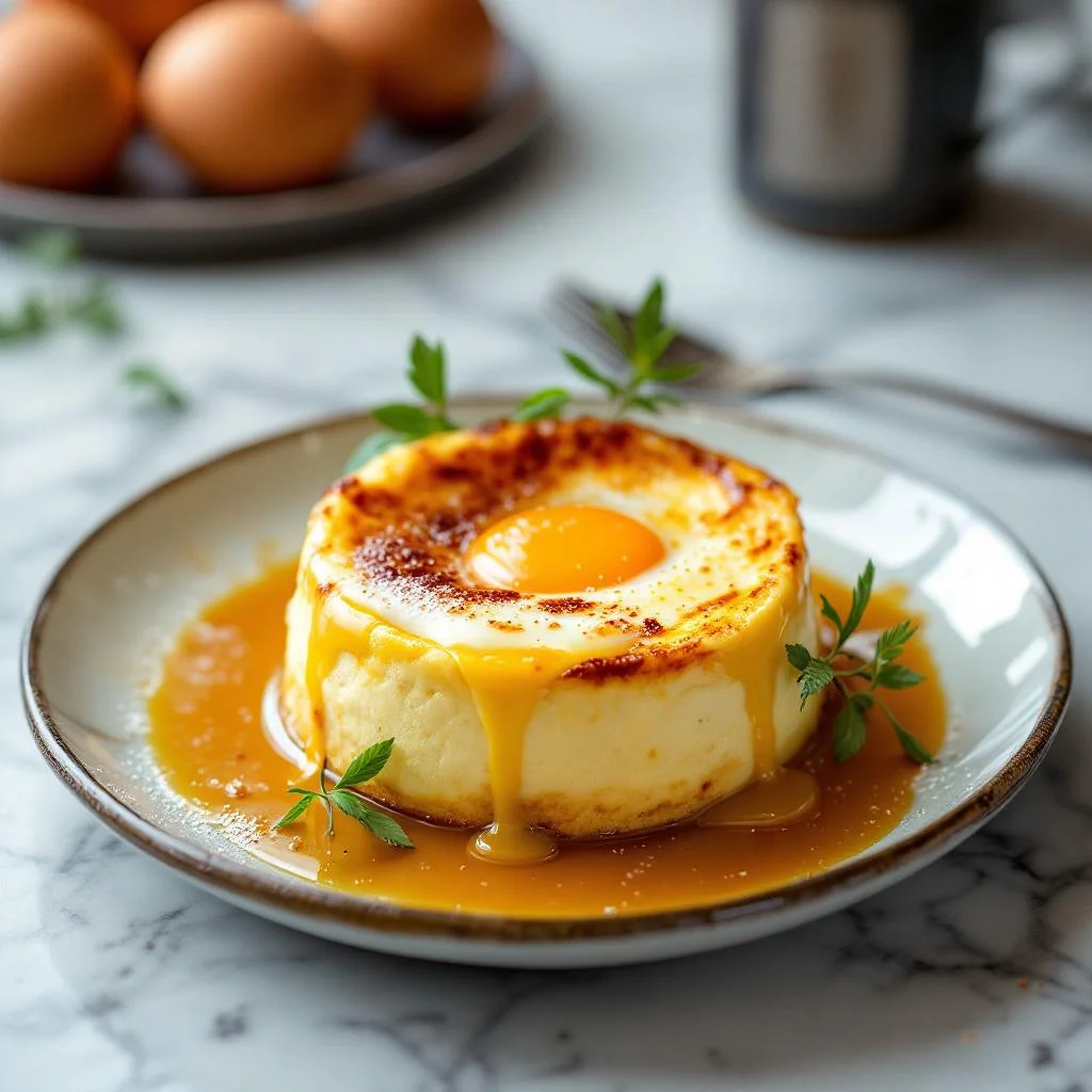 Croustillant de Crème aux Oeufs