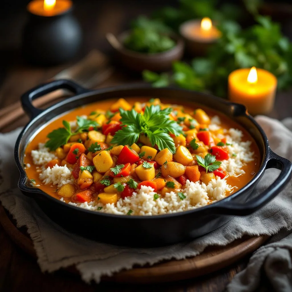 Curry de Légumes au Lait de Coco