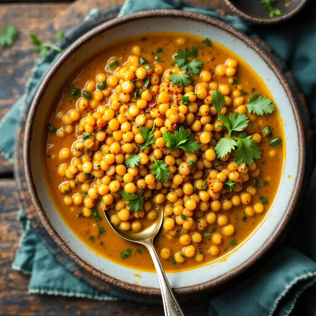 Curry de Lentilles Thaïlandais