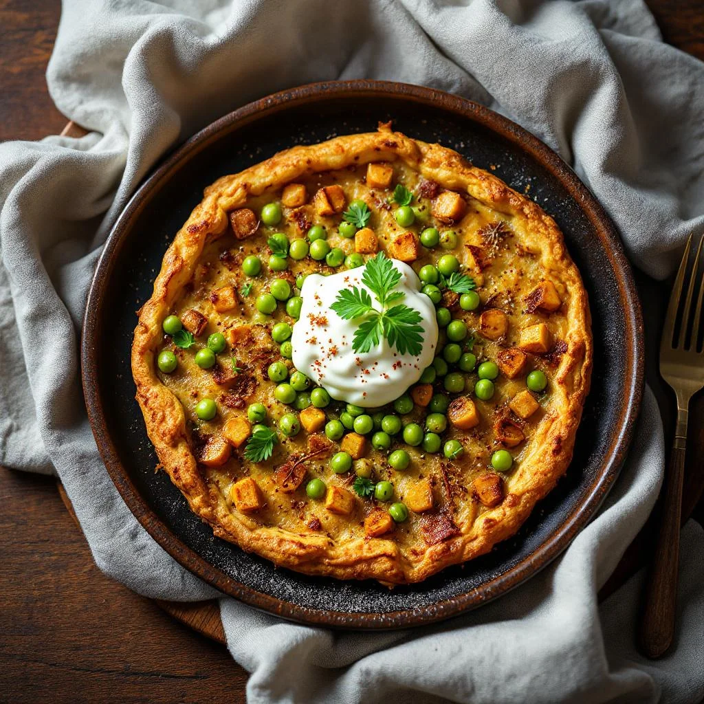 Galette de Pois Chiches aux Épices