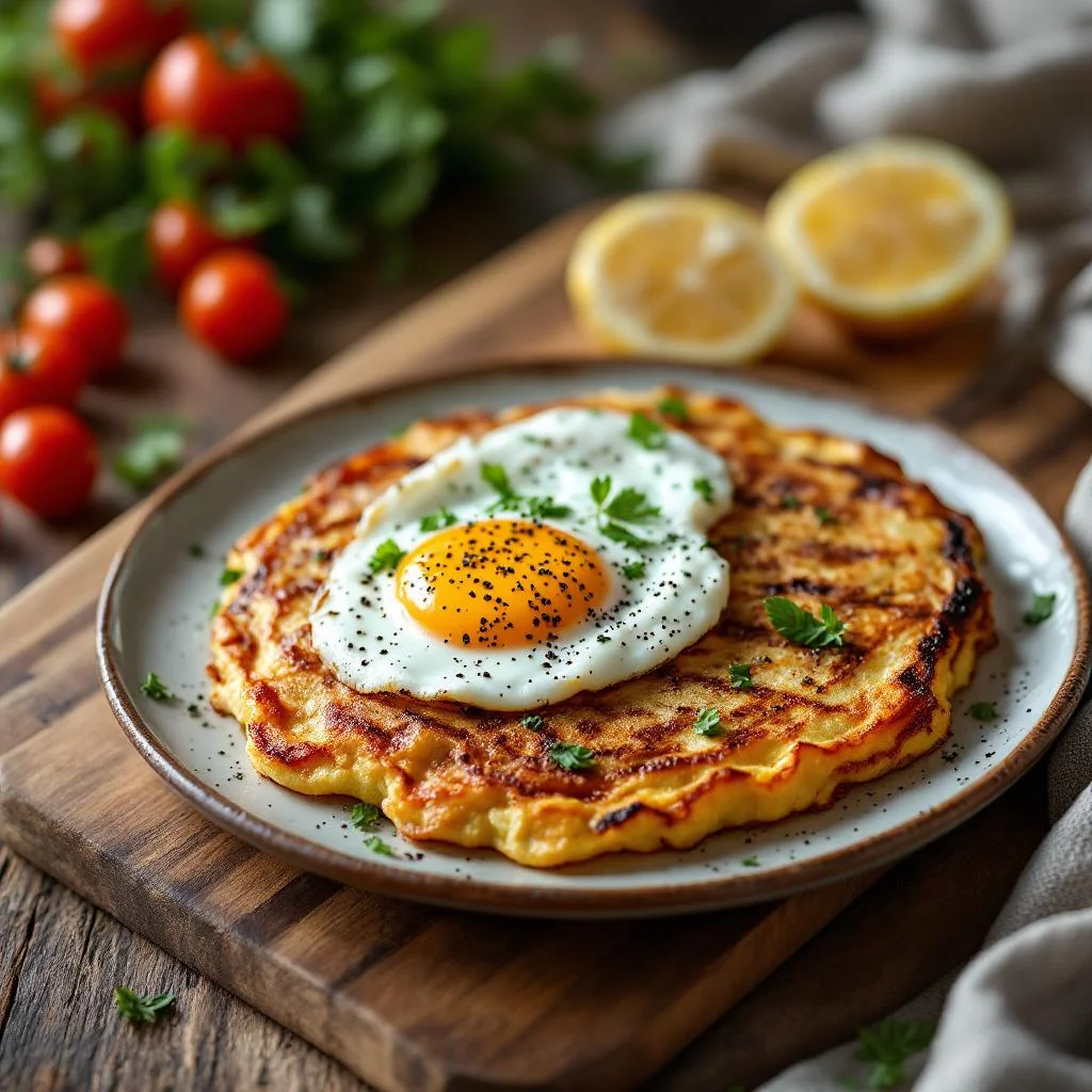 Galettes de Tomates et Oeufs