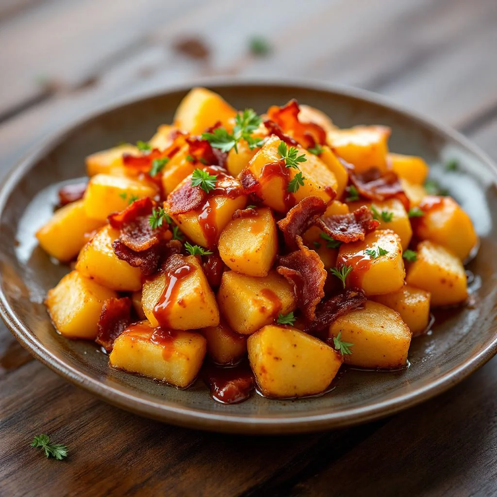 Garnitures de pommes de terre au barbecue
