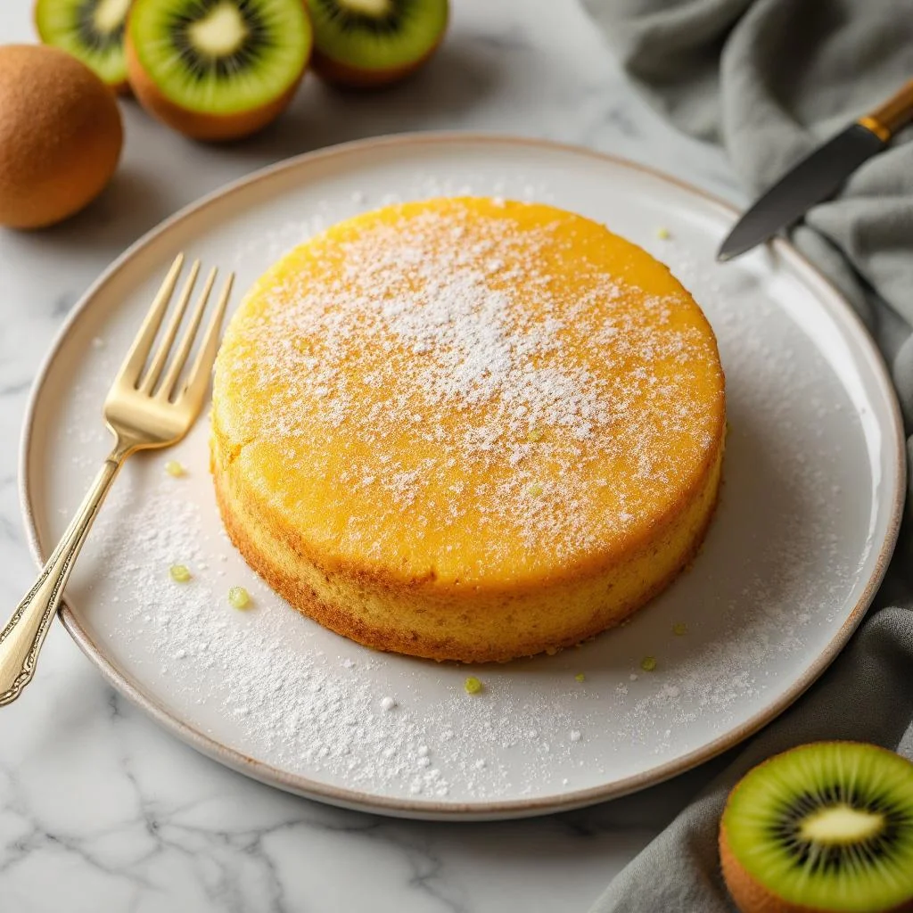 Gâteau de Kiwi Caramélisé