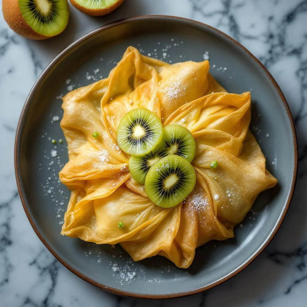 Gâteau de Kiwis en Papillote