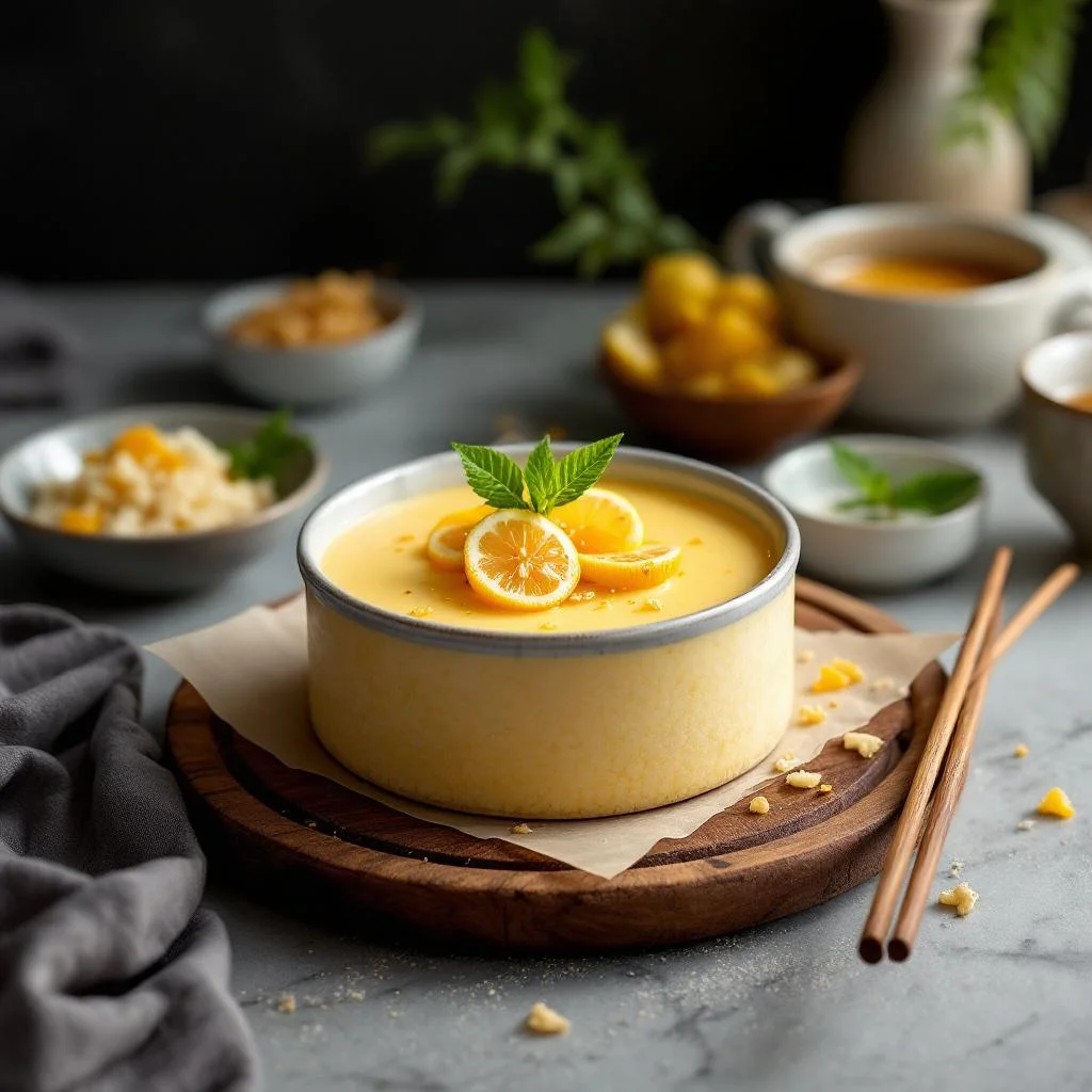 Gâteau de Riz Gluant aux Mangues
