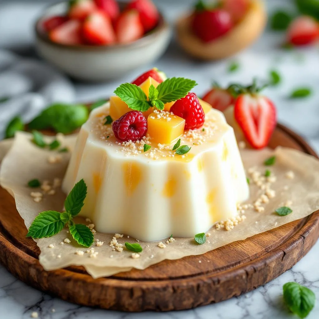 Gelée de Fruits Secs au Lait de Coco