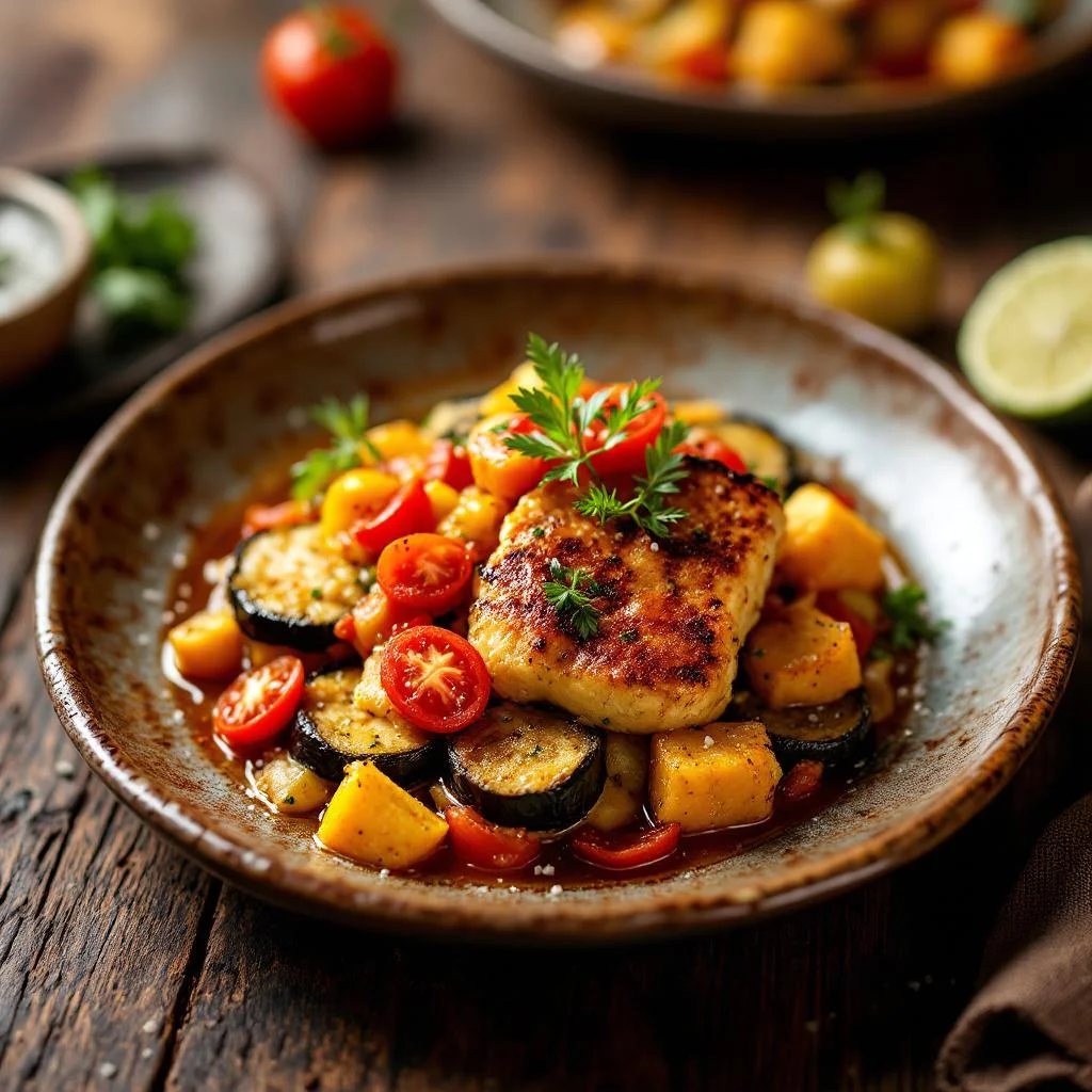 Gratin d'Aubergines à la Côte d'Ivoire