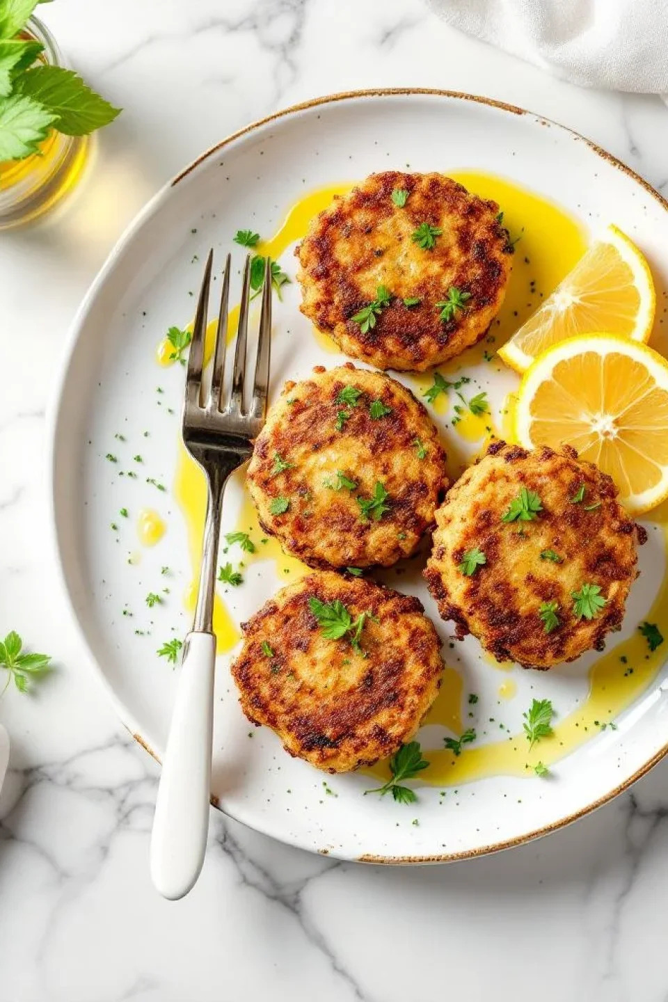 Keftedes de Veau aux Herbes Grecques