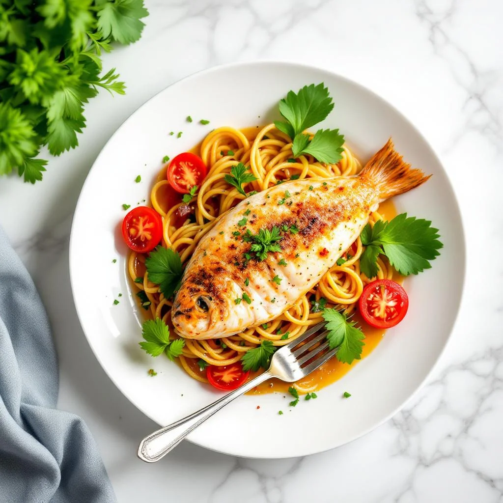 Poisson à la vapeur aux épices thaïes