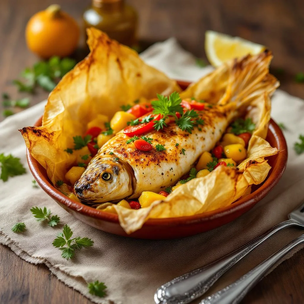 Poisson en Papillote aux Herbes