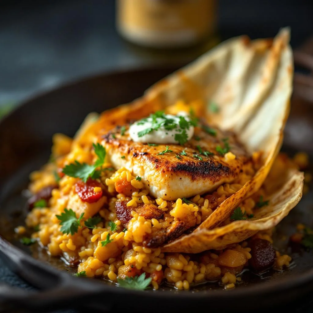 Poisson en Papillote aux Épices Créoles