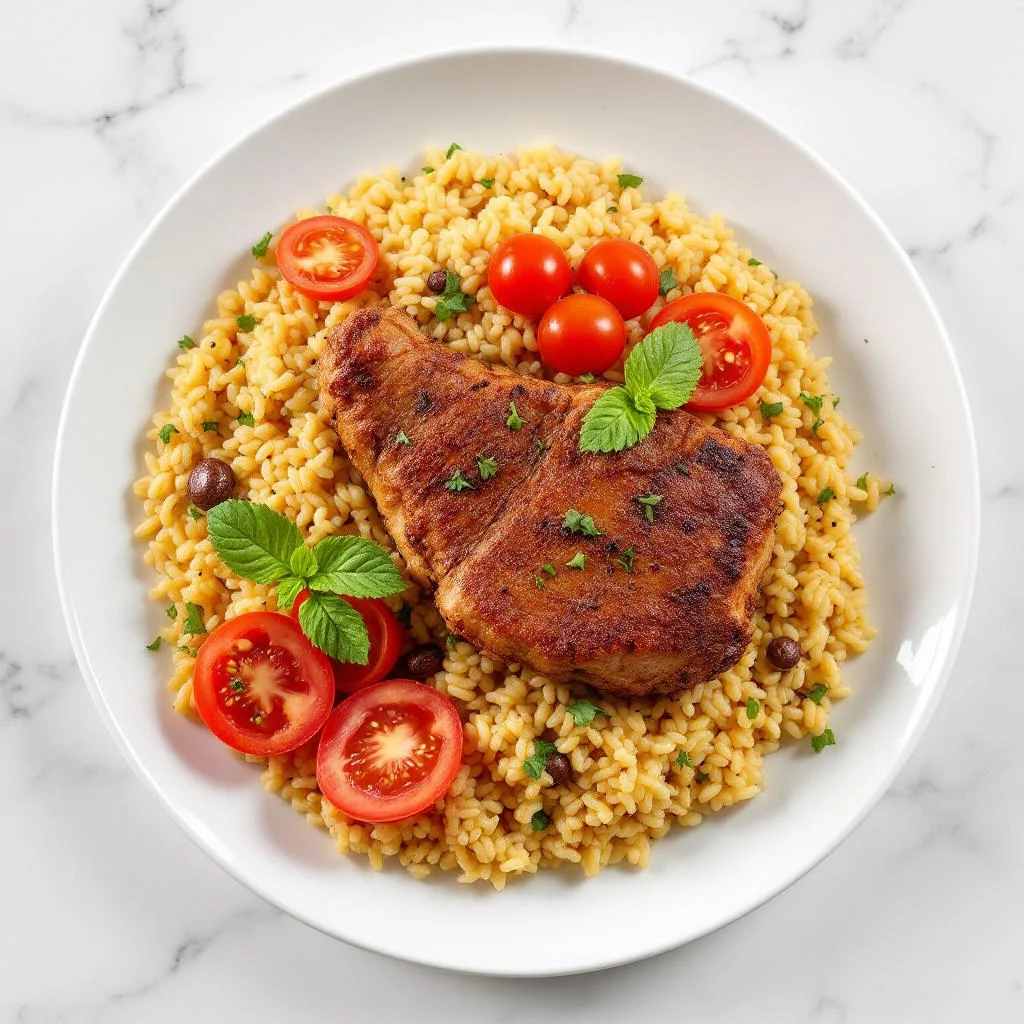 Porc braisé aux épices de l'Oubritenga