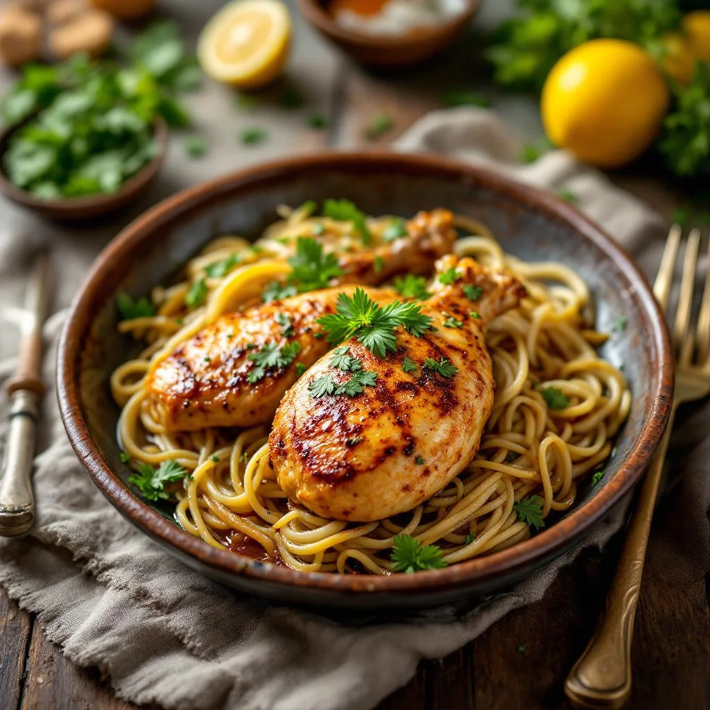 Poulet Laqué au Citron Vert