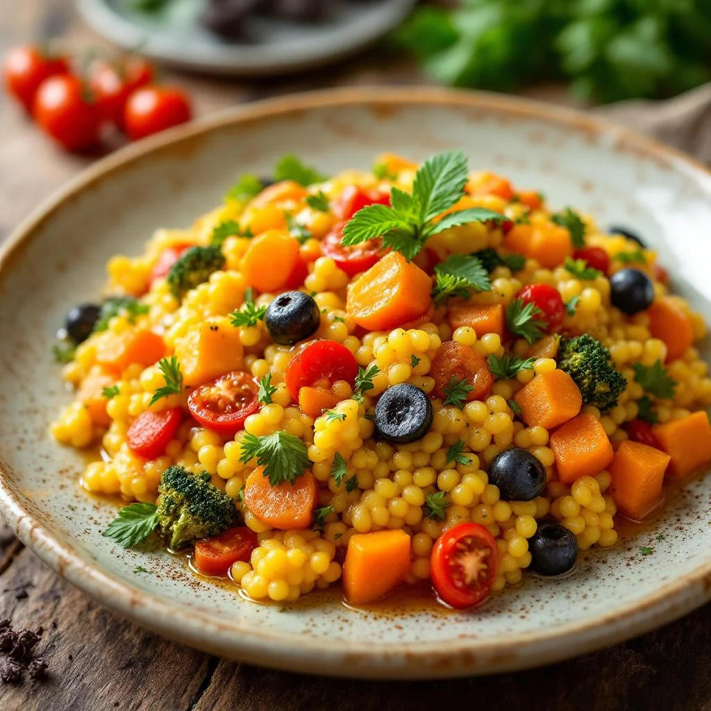 Purée de Gari aux Légumes