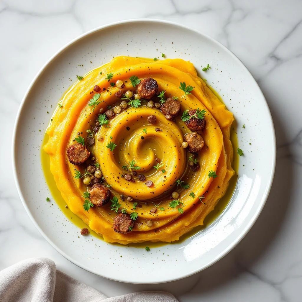 Purée de Kumara à l'Huile d'Olive