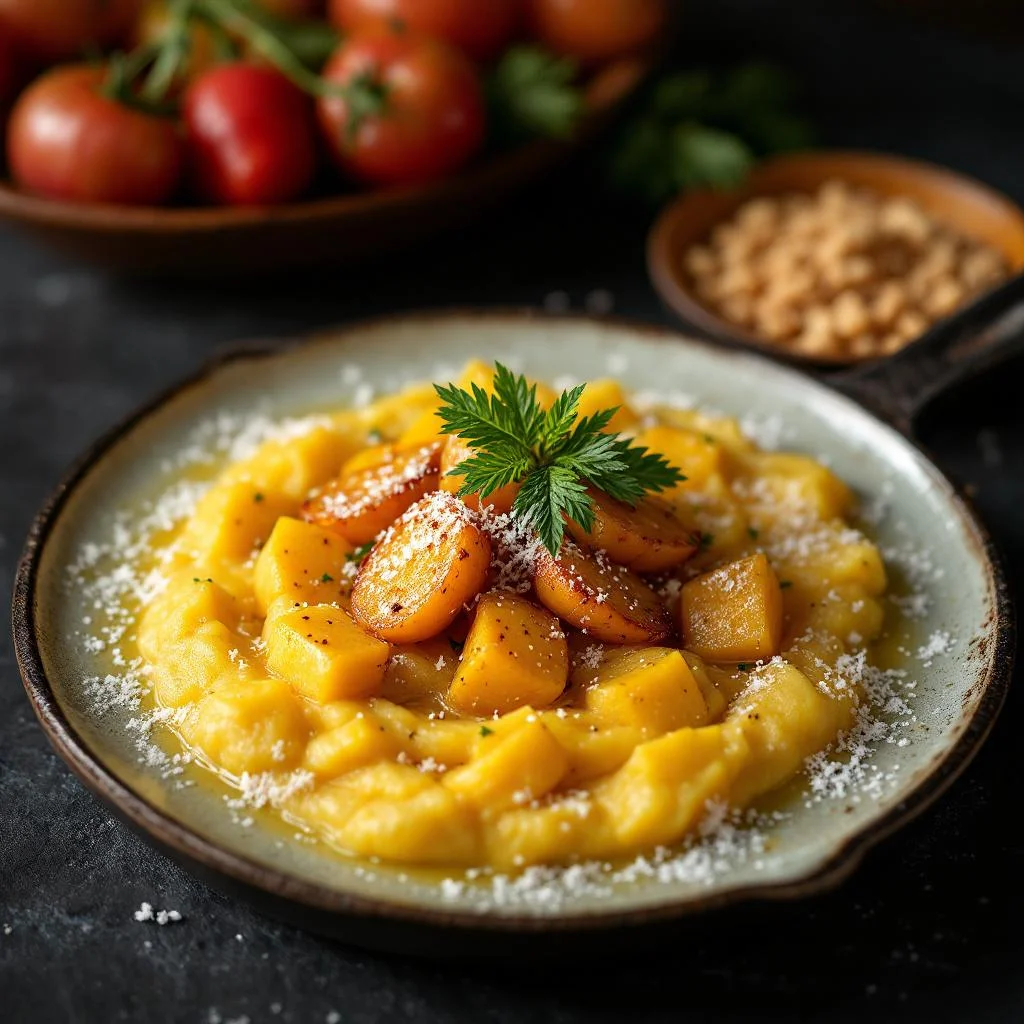 Purée de Patate Douce à la Noix de Coco