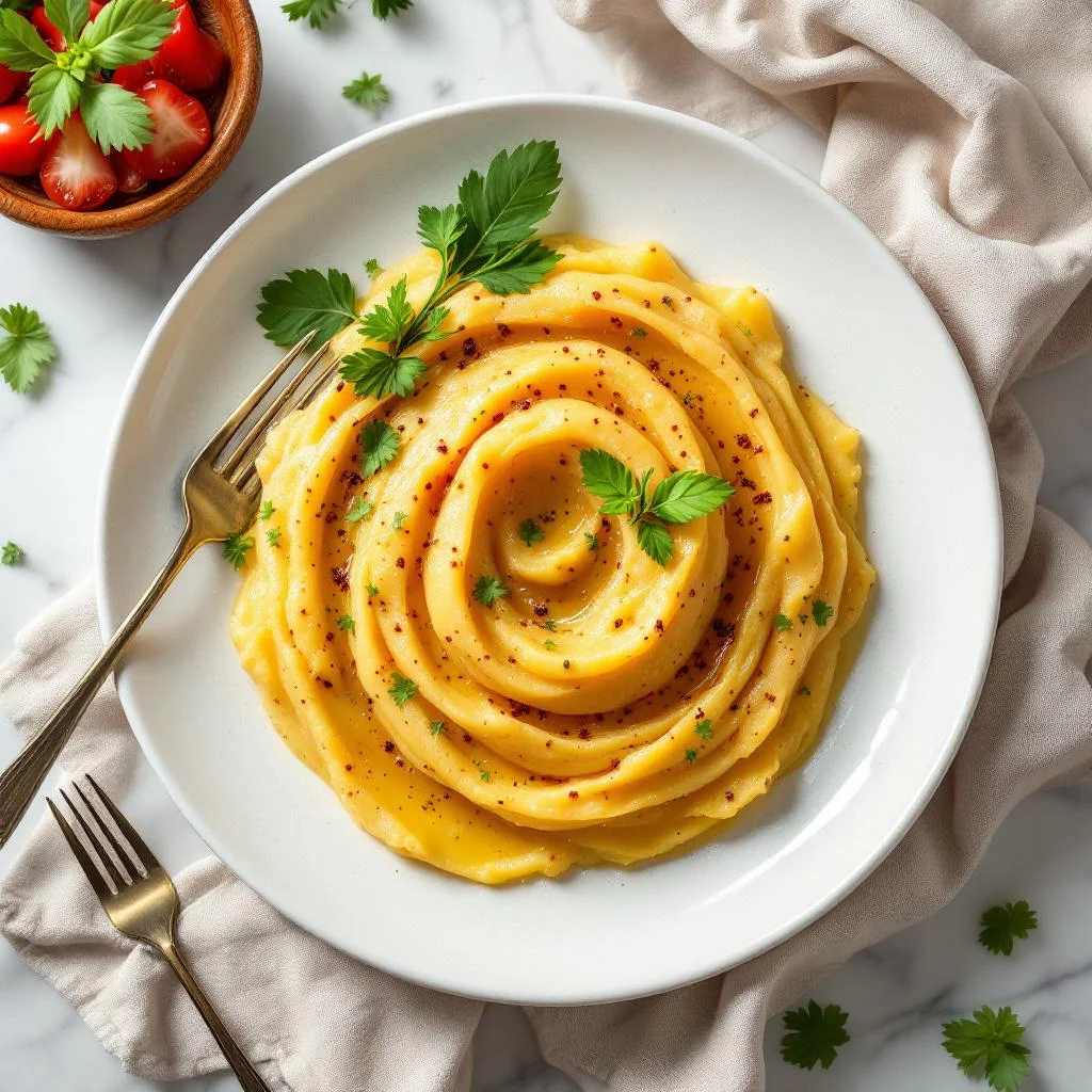 Purée de Patates Douces Thaïlandaise