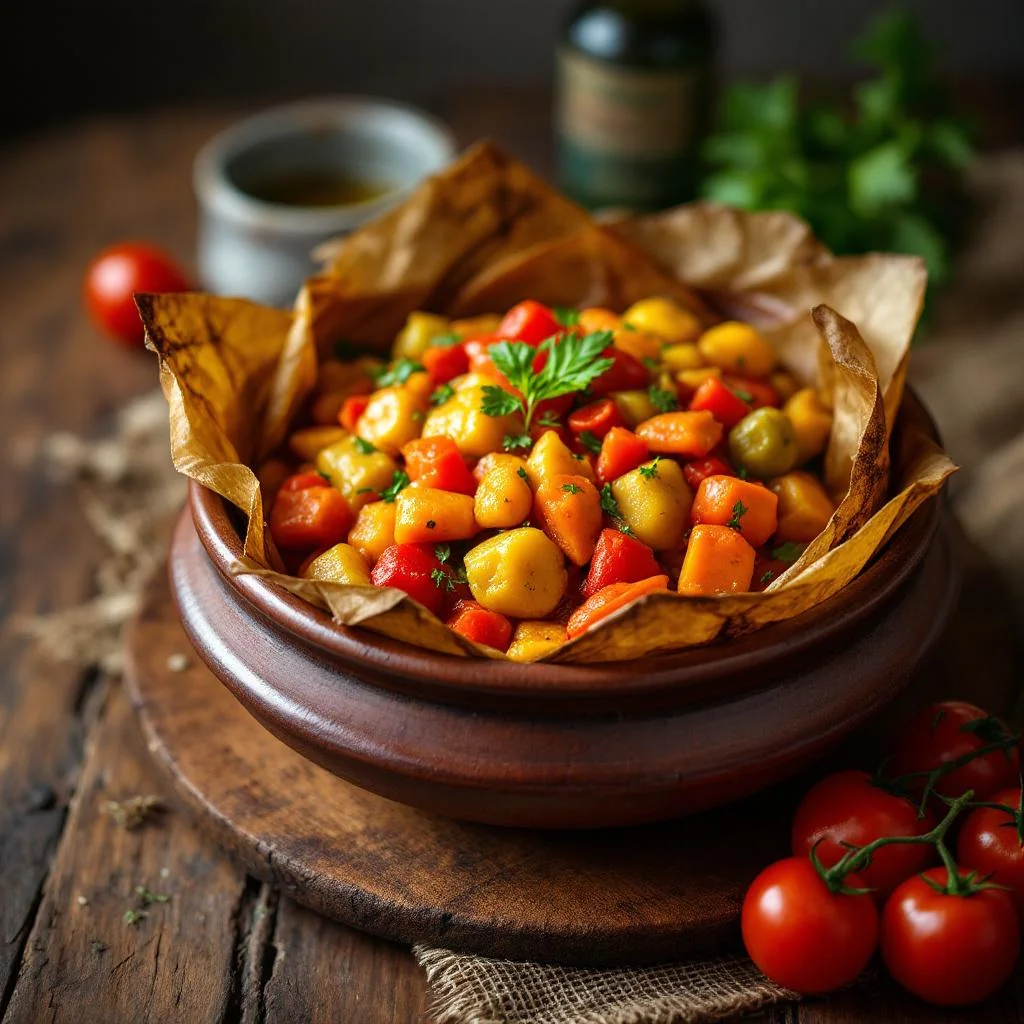 Ragoût de Légumes en Feuilles