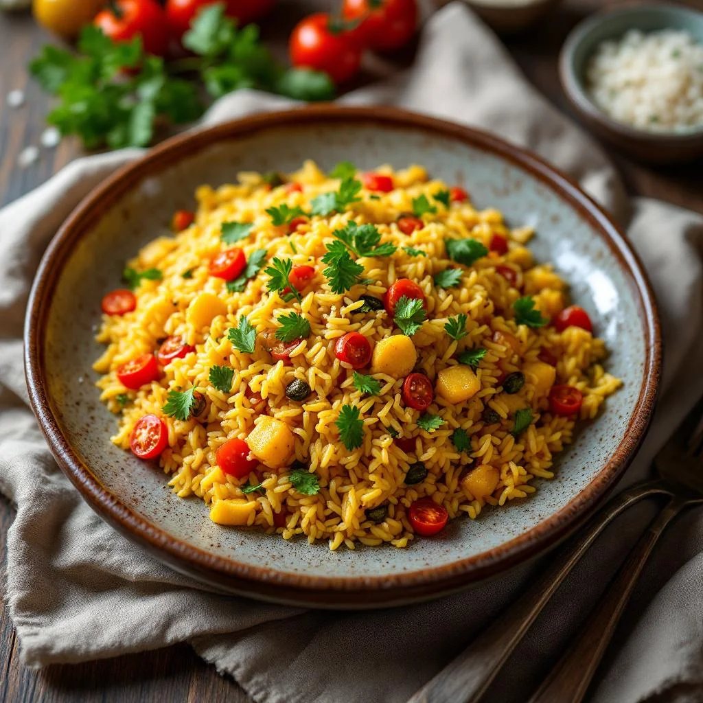 Riz Farci aux Légumes Créoles