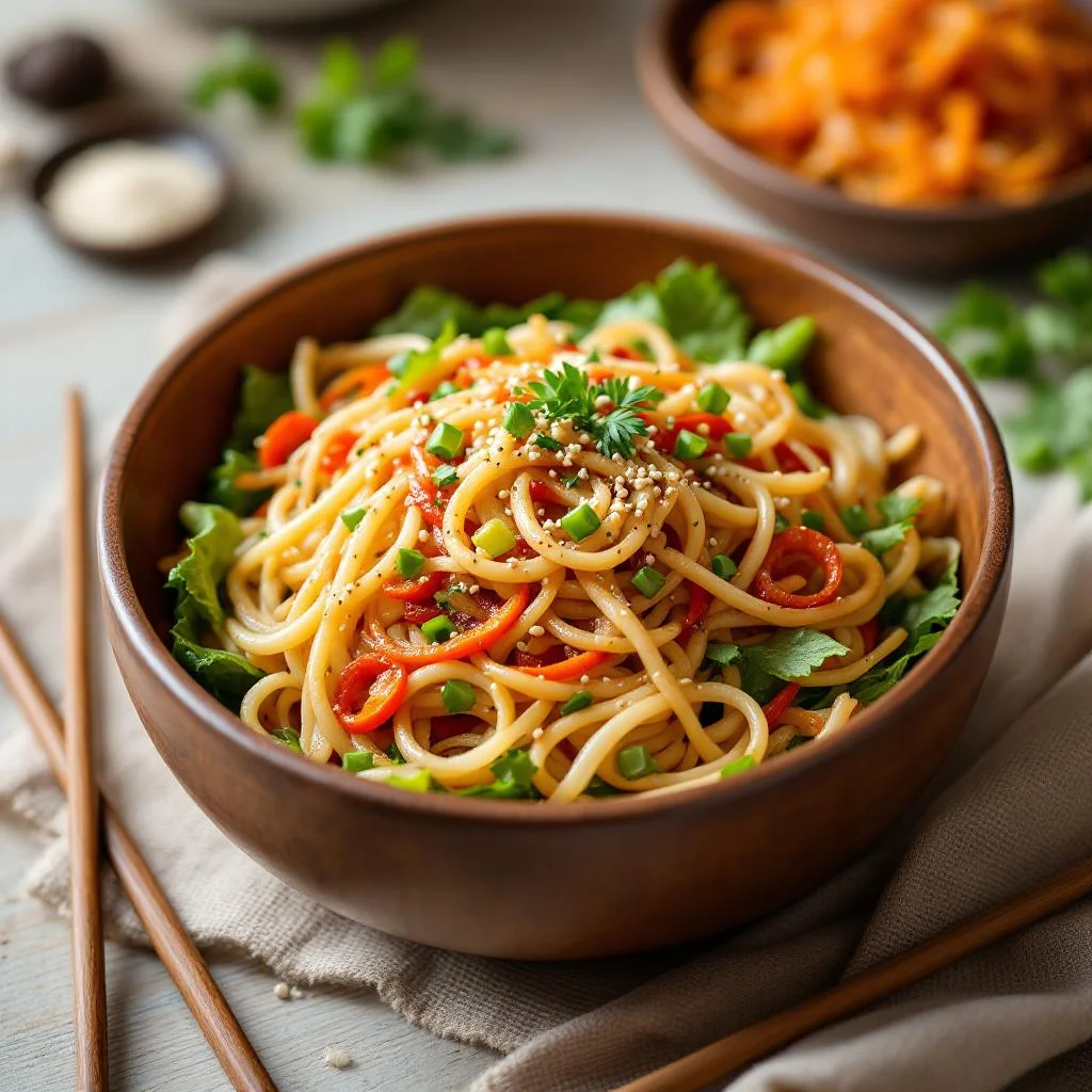 Salade de concombre à la sauce soja