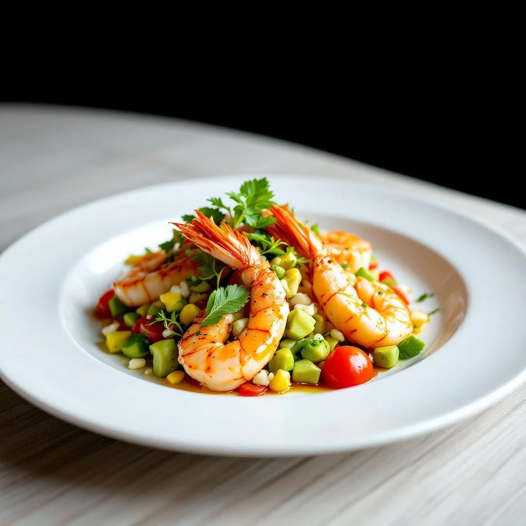 Salade de Crevettes et Avocat