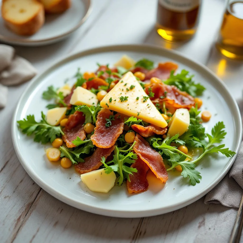Salade de Lardons et Comté