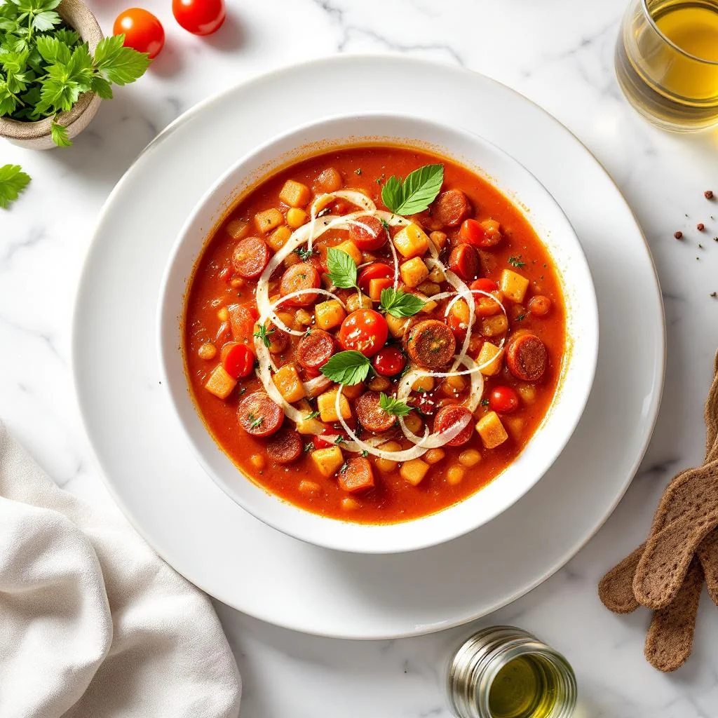 Sopa de Chorizo et Tomates