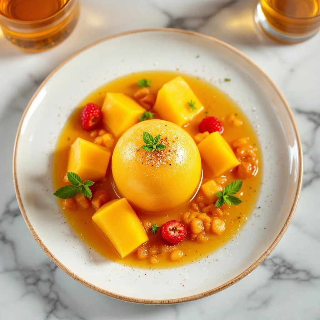 Sorbet à la Mangue et au Miel