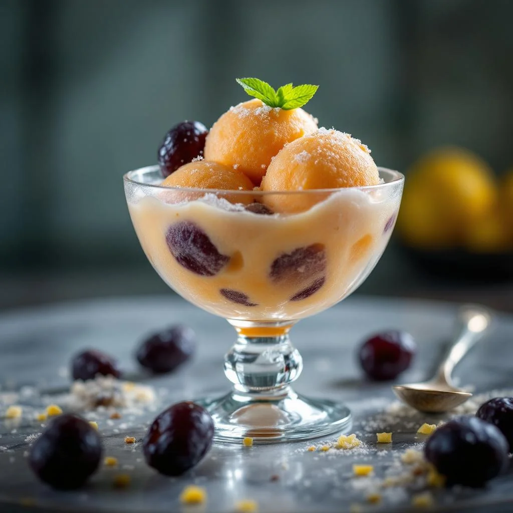 Sorbet aux Prunes de Damas