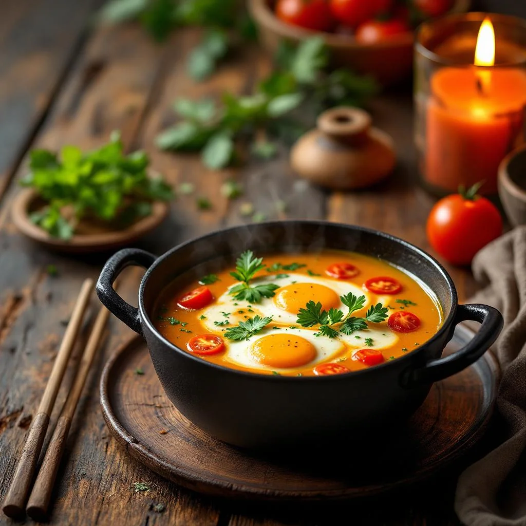 Soupe d'Oeufs à la Thaïlandaise