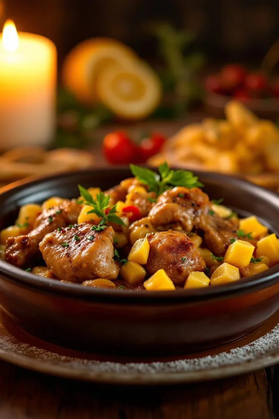 Tajine d'Agneau au Navet et Citron Confit