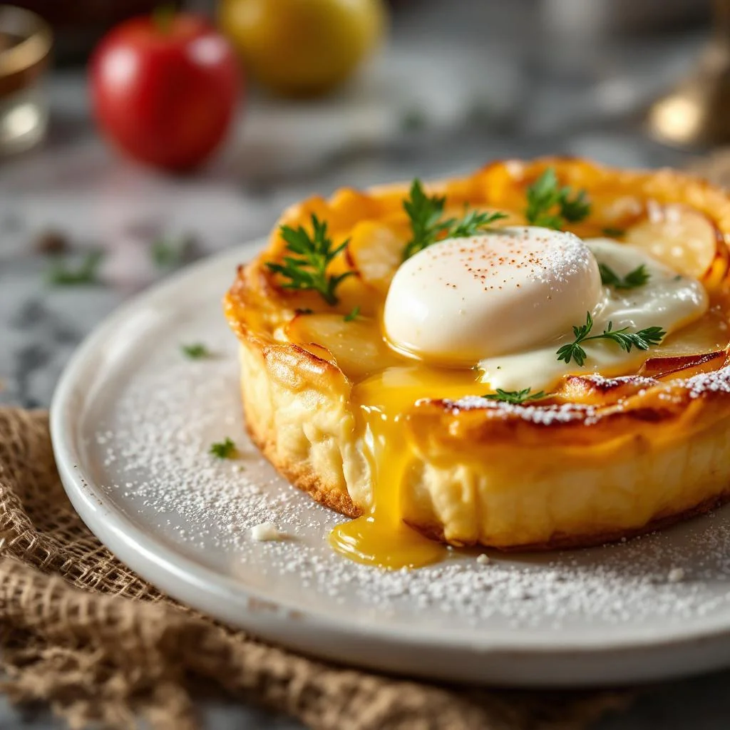Tarte au Camembert et Pommes