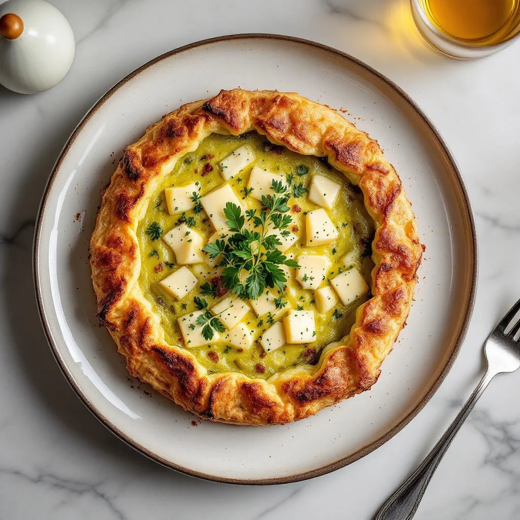 Tarte au Roquefort et Moutarde