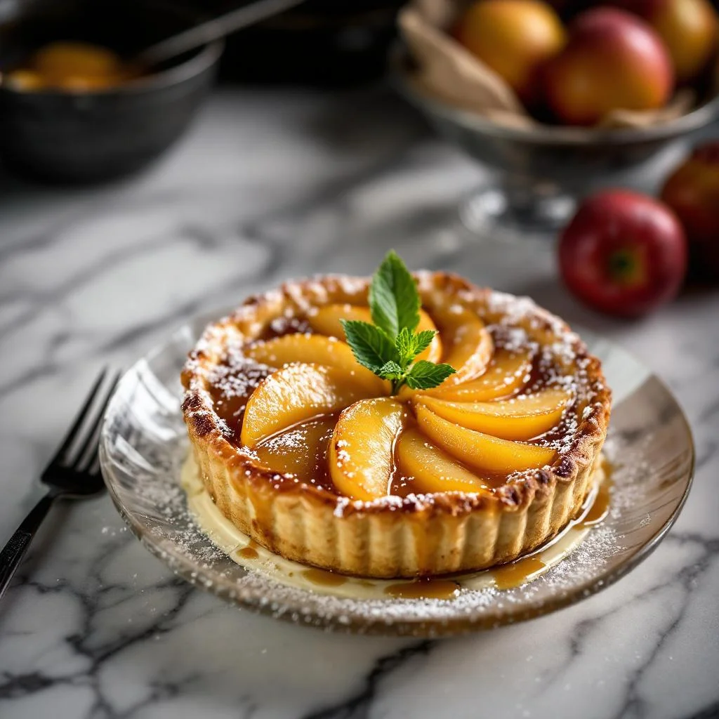 Tarte Fine aux Pommes Caramélisées