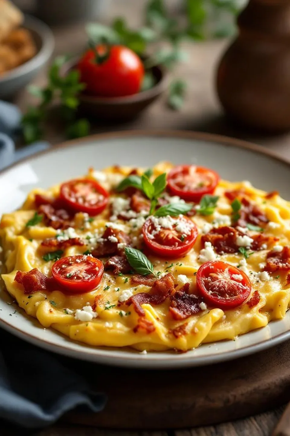 Tartiflette de Lardons et Tomates Confites